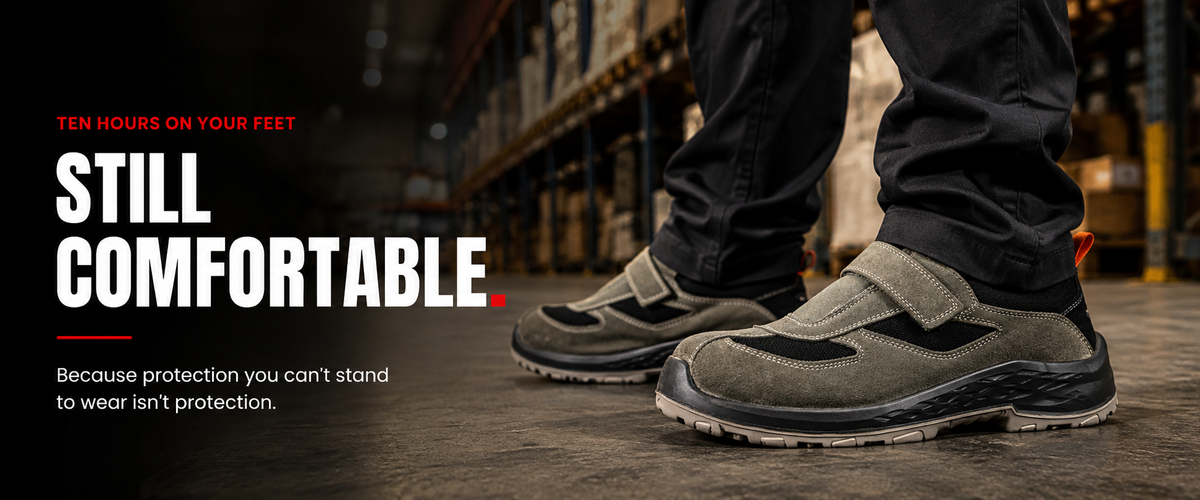 Built for real work. YAHYA engineered safety footwear, worn with pride.